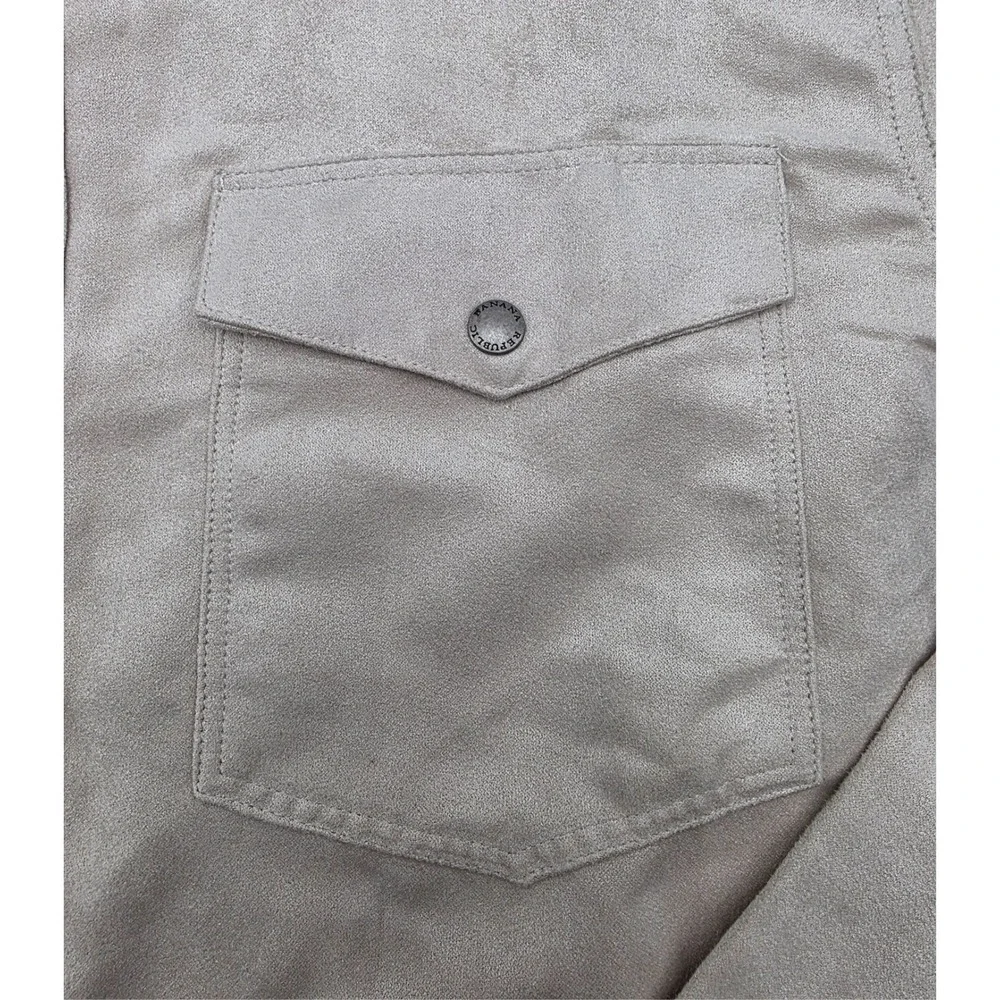 BANANA REBUPLIC MENS‎ BUTTON DOWN SHIRT XL STANDARD FIT CREAM